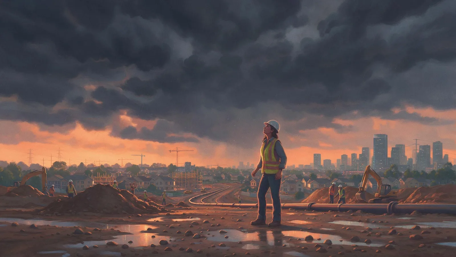 La portada del día: una escena pintada a partir de las piezas de hoy