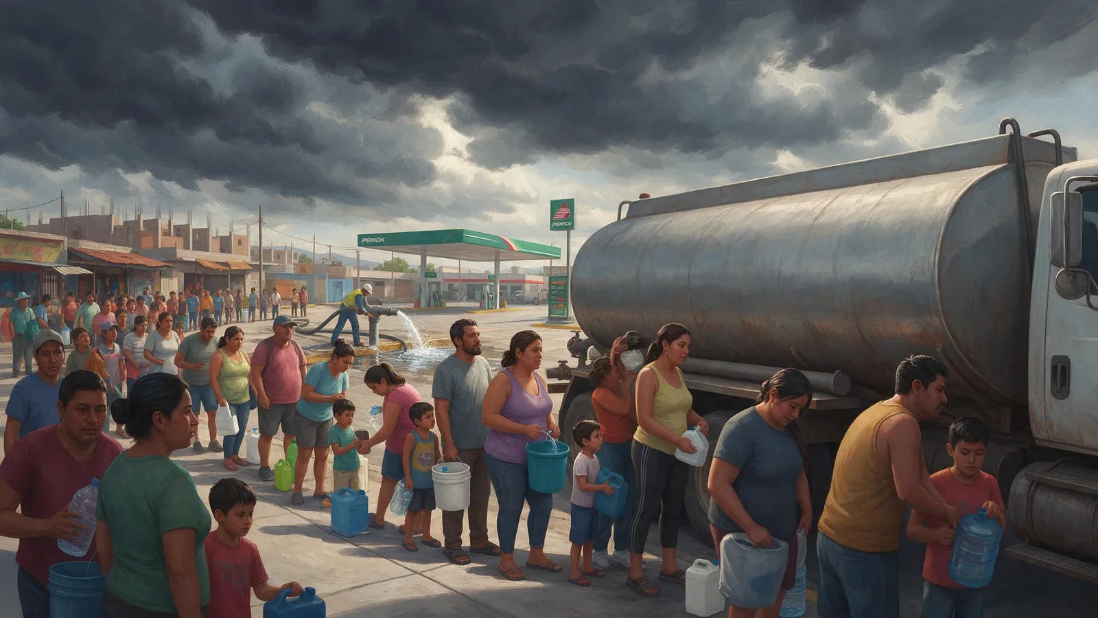 La portada del día: una escena pintada a partir de las piezas de hoy