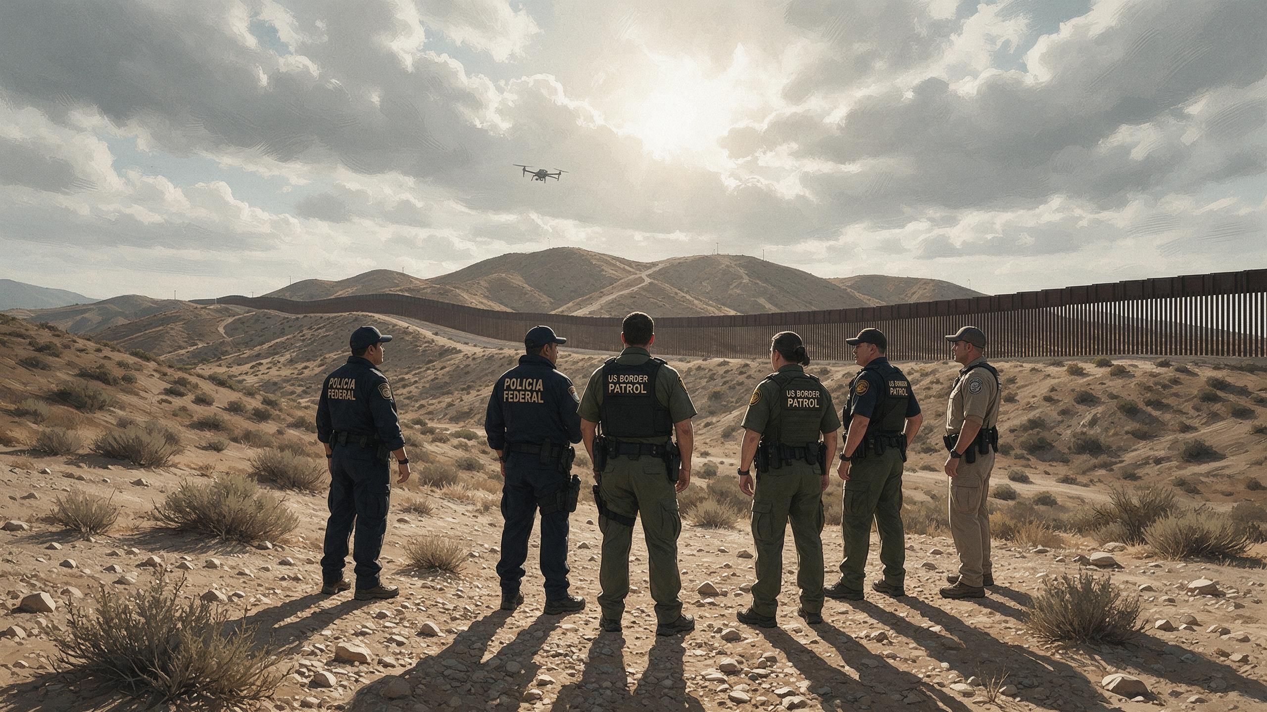 México y EE. UU. lanzan operación conjunta antidrones en la frontera