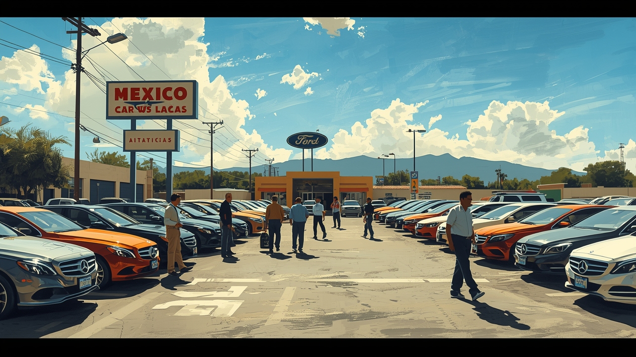Las ventas de automóviles en México se disparan hasta un nuevo récord.