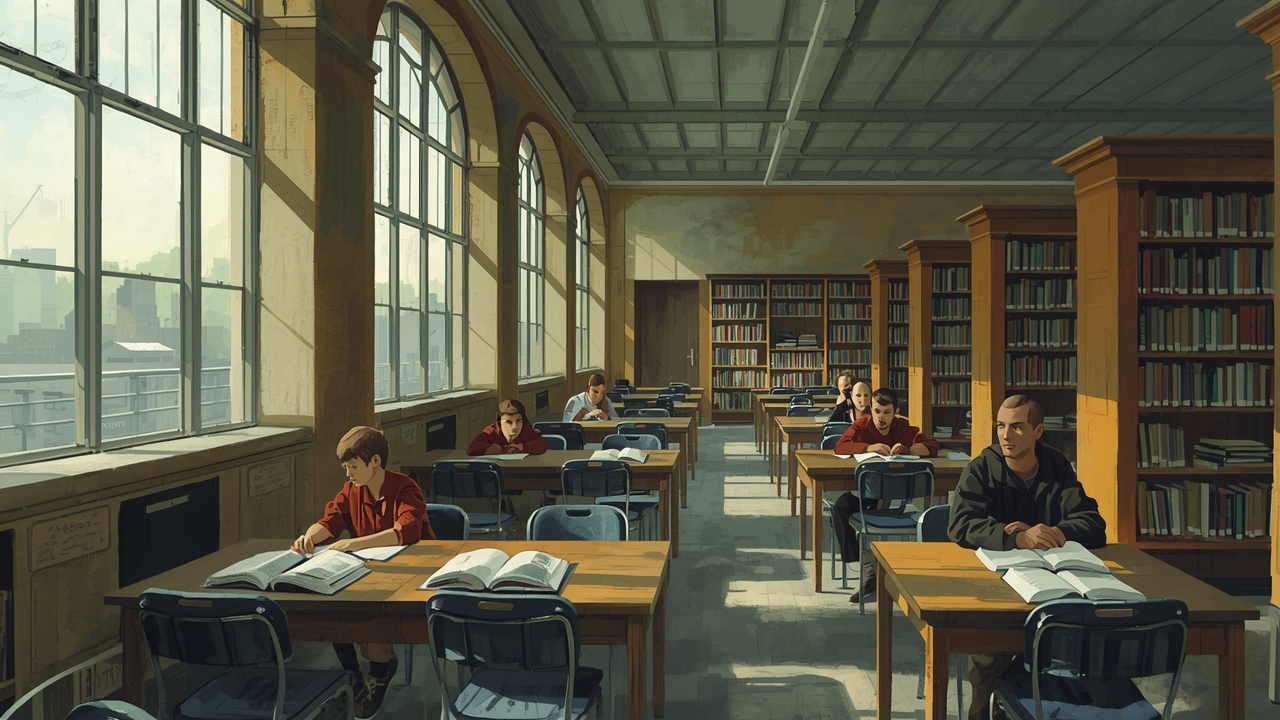 Los alumnos aprenden en una nueva era de reforma educativa