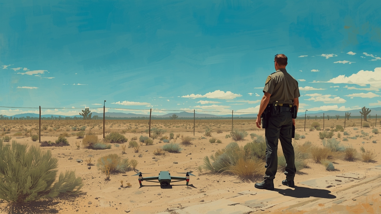Se hace cumplir la prohibición de drones a lo largo de la frontera entre Estados Unidos y México.