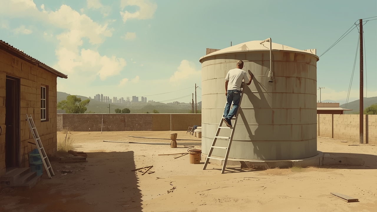 Fuga de agua interrumpe suministro en Tijuana en medio de crisis de vivienda