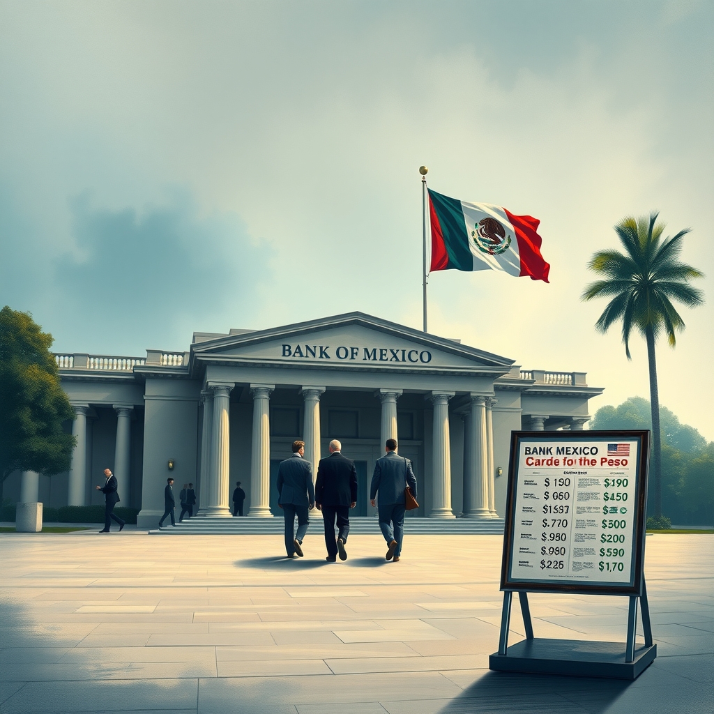 El peso mexicano se debilita en medio de la incertidumbre comercial
