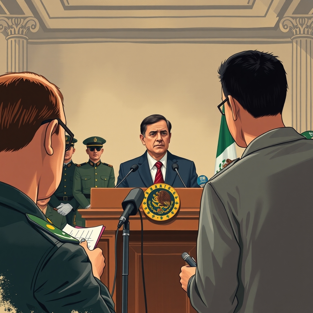 El presidente establece condiciones para el nuevo gobernador de Sinaloa en medio de la presencia militar.